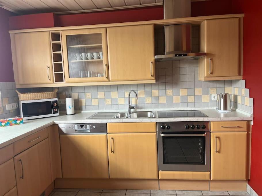 Ferienwohnung Aischgrund Hallerndorf Buitenkant foto